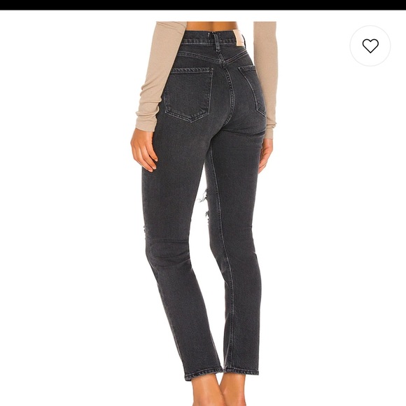 Citizens of Humanity Charlotte High Rise Straight in Happy Hour - Picture 5 of 9